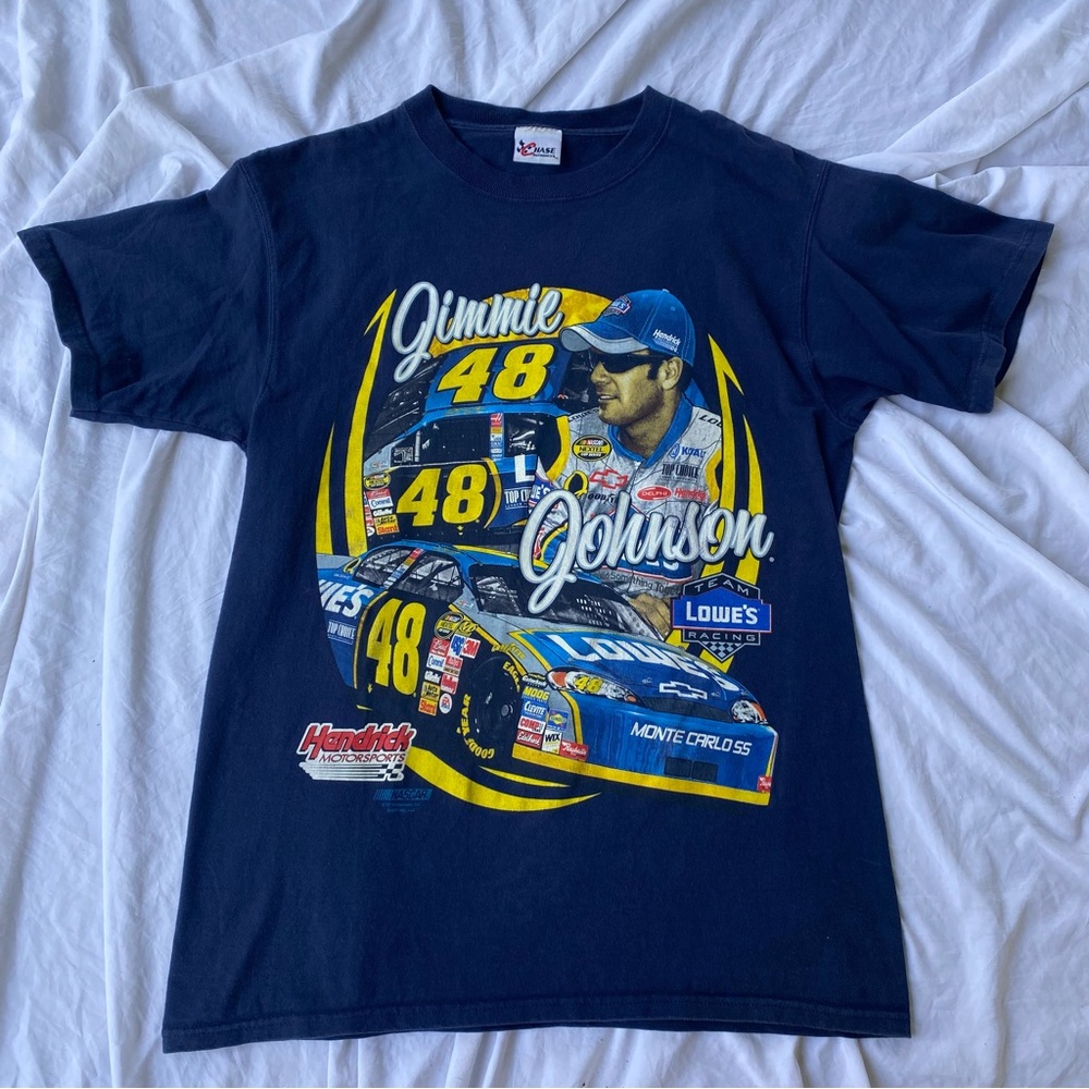 Chase Authentics Jimmie Johnson Navy Graphic Tee